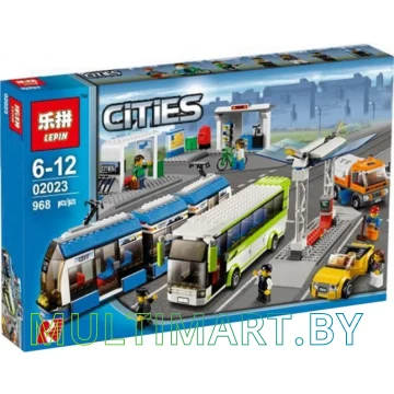 Конструктор Lepin 02023 Общественный транспорт (968 деталей)